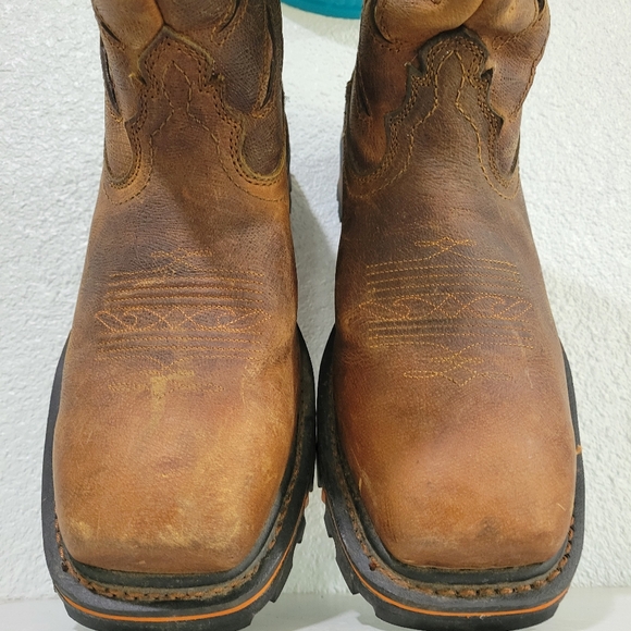 Cody James Men's Scratch American Flag Lite Performance Western Boots - Square T - Picture 4 of 8